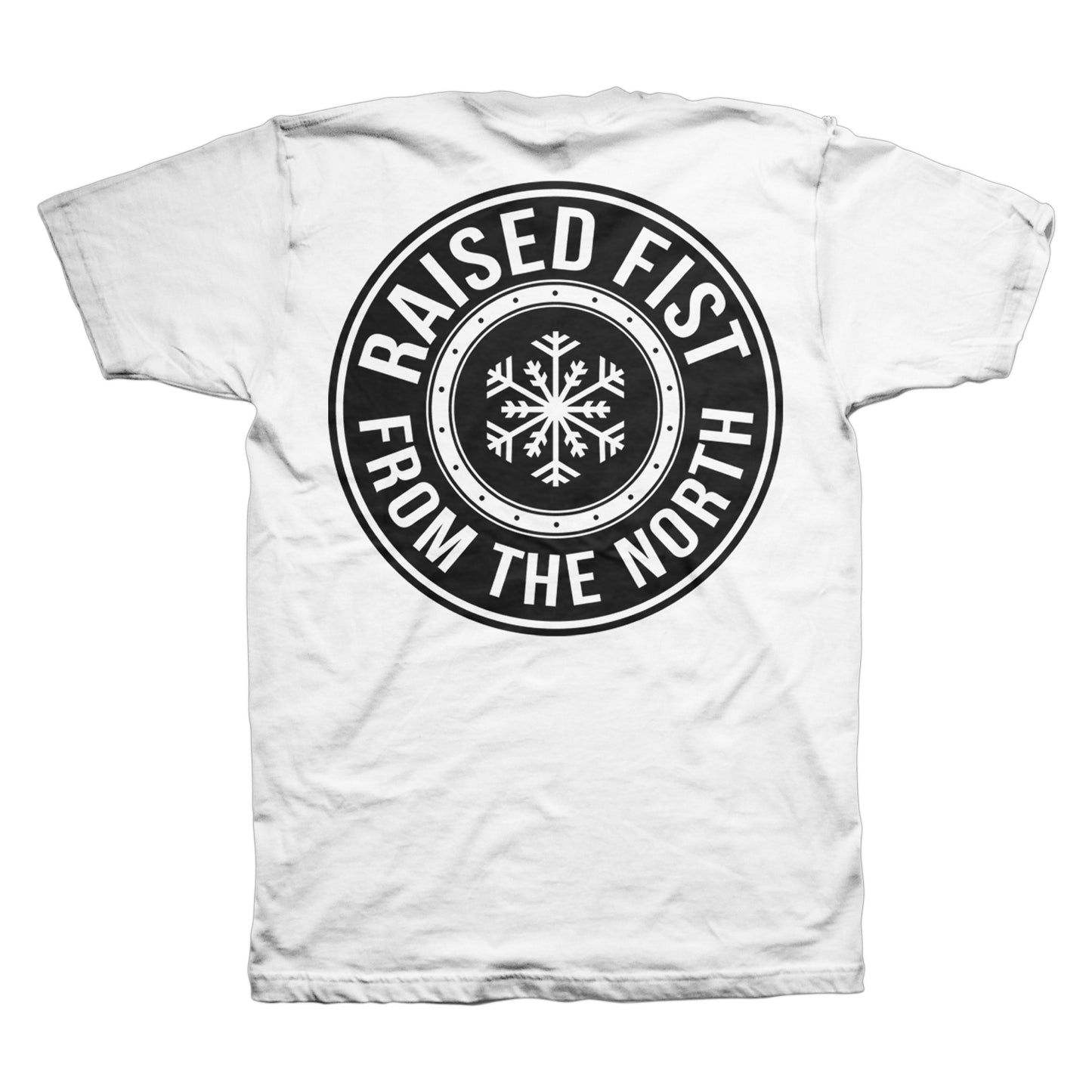 Raised Fist (From The North White) T-Shirt
