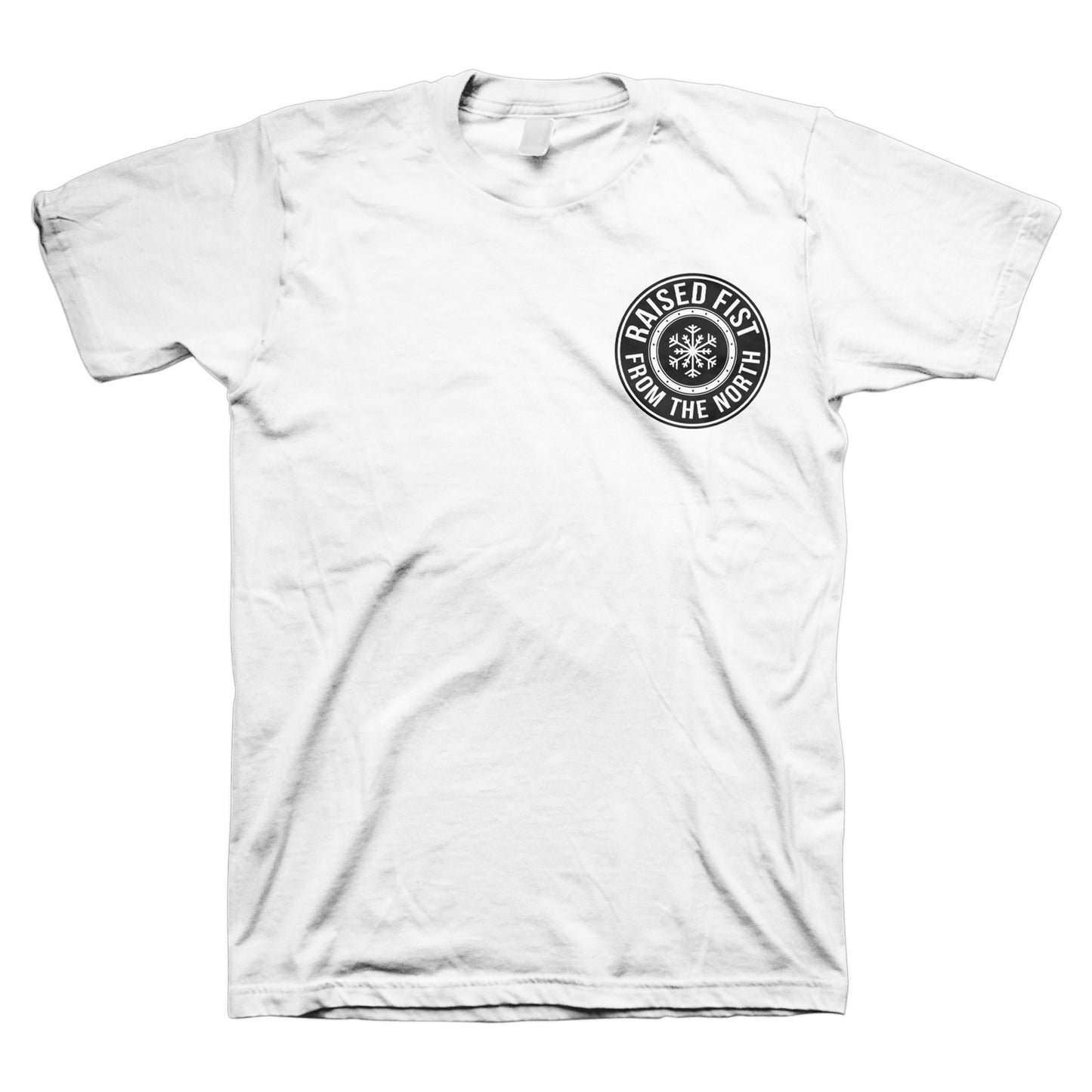 Raised Fist (From The North White) T-Shirt