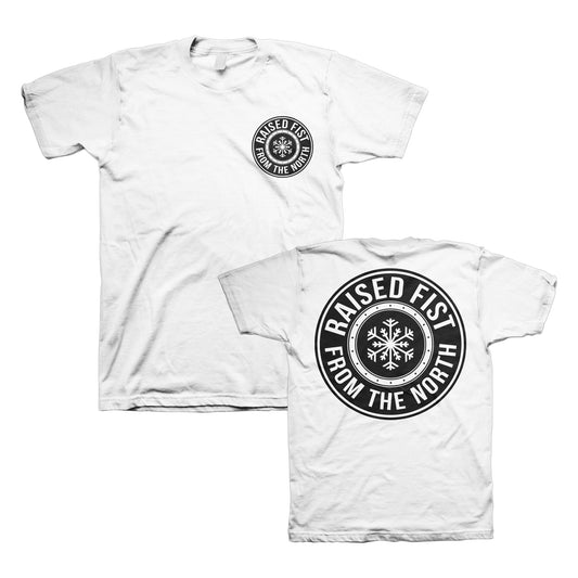 Raised Fist (From The North White) T-Shirt