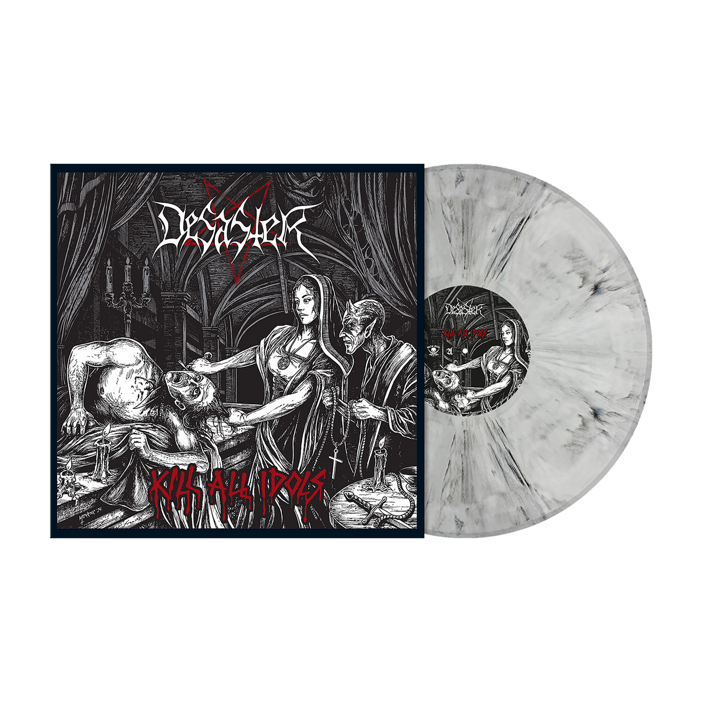 Desaster (Kill All Idols) White/Black Smoke Vinyl